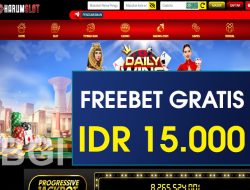 HARUMSLOT – FREEBET GRATIS TERBARU TANPA DEPOSIT RP 15.000