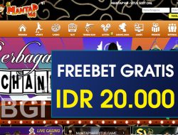 MANTAP168 – FREEBET GRATIS TERBARU TANPA DEPOSIT RP 20.000