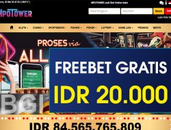 MPOTOWER – FREEBET GRATIS TERBARU TANPA DEPOSIT RP 20.000