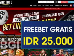 SBCTOTO – FREEBET GRATIS TERBARU TANPA DEPOSIT RP 25.000