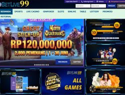 BETLIVE99 – WELCOME BONUS DEPOSIT 100% SLOT GAMES NEW MEMBER