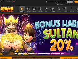 CROWNSLOT88 – BONUS DEPOSIT HARIAN SULTAN 20% ALL MEMBER