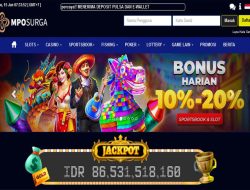 MPOSURGA – BONUS DEPOSIT HARIAN 20% SLOT GAMES DAN SPORTSBOOK