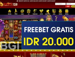 HARTA138 – FREEBET GRATIS TERBARU TANPA DEPOSIT RP 20.000