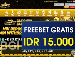 JAGOJP – FREEBET GRATIS TERBARU TANPA DEPOSIT RP 15.000