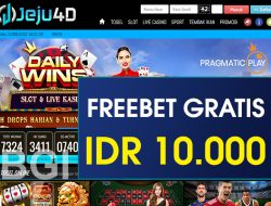 JEJU4D – FREEBET GRATIS TERBARU TANPA DEPOSIT RP 10.000