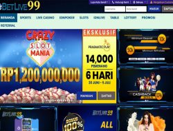 BETLIVE99 – BONUS DEPOSIT 100% SLOT GAMES NEW MEMBER CLAIM DI DEPAN