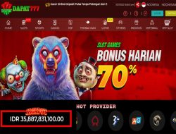 DAPAT777 – BONUS DEPOSIT HARIAN 70% SLOT GAMES