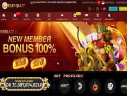 GEMBIRA77 – BONUS DEPOSIT 100% SLOT GAMES MEMBER BARU CLAIM DI DEPAN