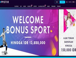 HAPPISTAR – BONUS DEPOSIT SPORTSBOOK HINGGA 13.888.000 MEMBER BARU