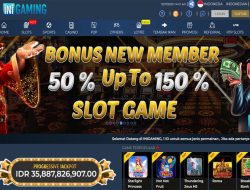 INIGAMING – BONUS NEW MEMBER SLOT GAMES 50%