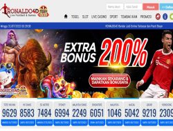 RONALDO4D – EXTRA BONUS SLOT GAMES 200% MEMBER BARU