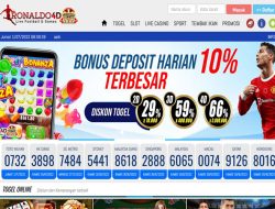 RONALDO4D – BONUS DEPOSIT HARIAN 10% ALL MEMBER