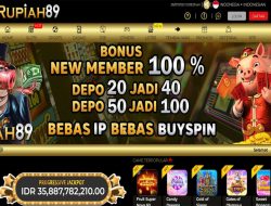 RUPIAH89 – BONUS SLOT GAMES NEW MEMBER 100% CLAIM LANGSUNG DIDEPAN