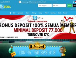 19DEWA – SEMARAK KEMERDEKAAN BONUS SLOT 100%