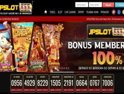 JPSLOT555 – BONUS SLOT GAMES 100% NEW MEMBER CLAIM LANGSUNG DIDEPAN