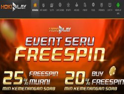 HOKIPLAY – BONUS EVENT FREESPIN MURNI & BUYSPIN