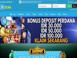 19DEWA – BONUS DEPOSIT PERDANA