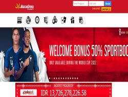 MACAUDEWA – WELCOME BONUS 50% SPORTBOOK SELAMA PIALA DUNIA QATAR 2022