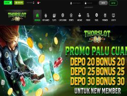 THORSLOT88 – PROMO PALU CUAN MEMBER BARU