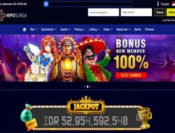 MPOSURGA – WELCOME BONUS SLOT GAMES 100% MEMBER BARU CLAIM LANGSUNG DI DEPAN