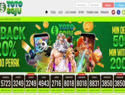 TOTOSOJU – BONUS SLOT GAMES 100% NEW MEMBER CLAIM LANGSUNG DIDEPAN