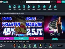 RTPLIVE22 – BONUS FREESPIN 45%