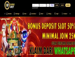 RAMAIBET – BONUS DEPOSIT SLOT 50% MEMBER BARU