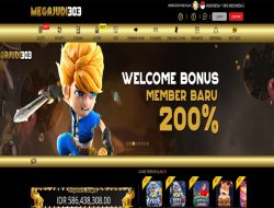 MEGAJUDI303 – EXTRA BONUS 200% NEW MEMBER