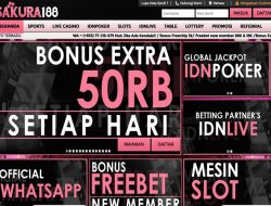 SAKURA188 – FREEBET 18 RIBU KHUSUS NEW MEMBER E-WALLET