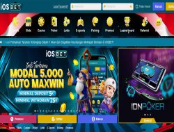 iOSBET – BONUS 20% MEMBER BARU CLAIM LANGSUNG DIDEPAN