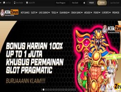 KLIKZEUS – BONUS SLOT 100% SETIAP HARI