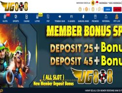 UG808 – BONUS 25+25, BONUS 45+45 MEMBER BARU