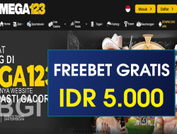 MEGA123 – FREEBET GRATIS RP 5.000 DOWNLOAD APK