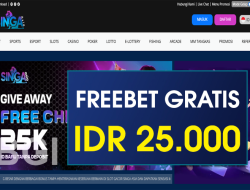 SINGAASIA – FREEBET GRATIS TERBARU TANPA DEPOSIT RP 25.000